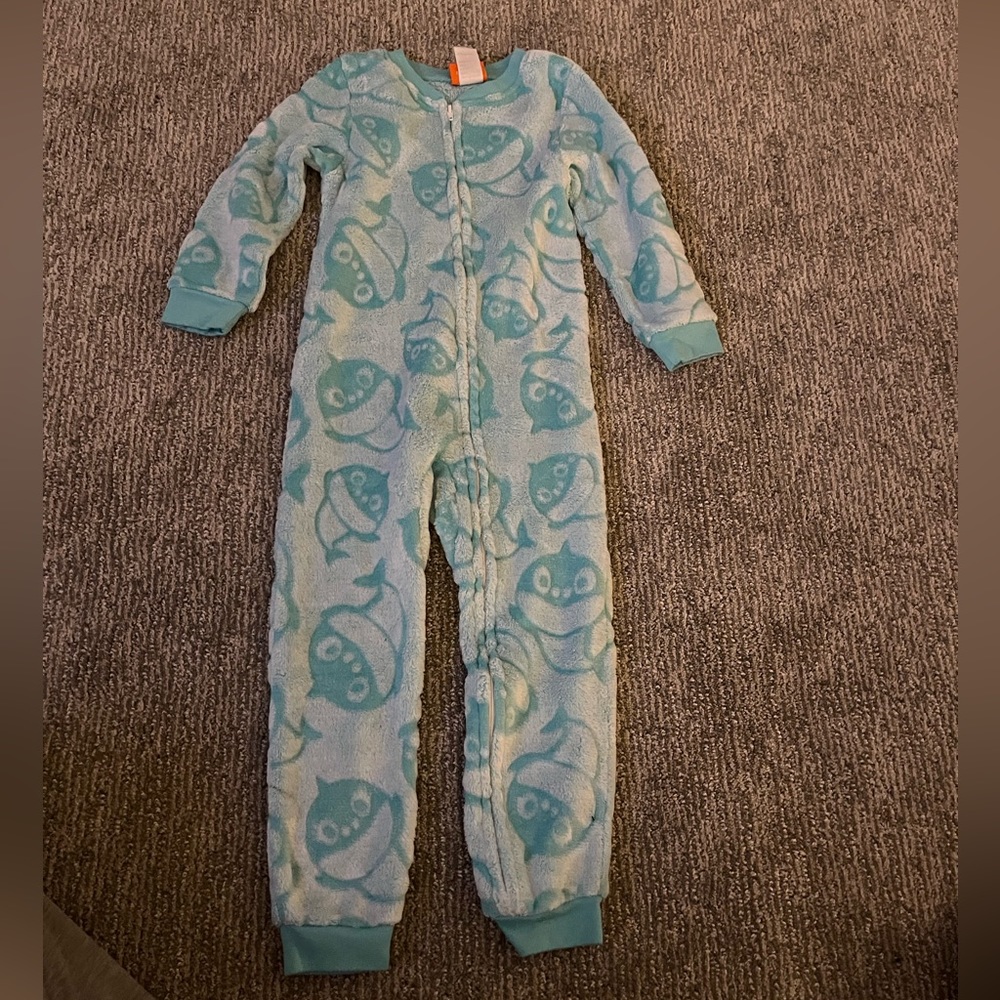 Kids Blue Shark Pajamas
